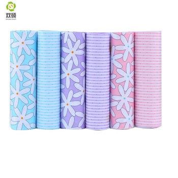 

Shuanshuo 6 PCS/LOTS Flower&Strip Designer Tilda Cotton Patchwork Fabric For Sewing Fabrics Bundle DIY Doll Clothing 40*50CM