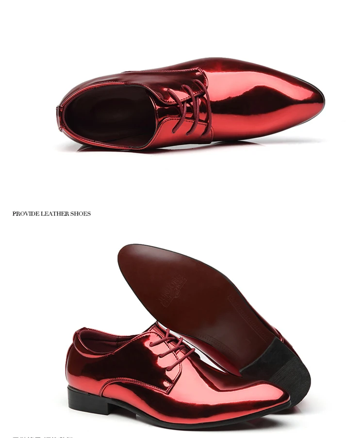 Мужские модельные туфли из лакированной кожи; дизайнерские Брендовые мужские глянцевые оксфорды; удобные новые модные мужские деловые туфли на шнуровке; большие размеры
