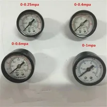 1 шт. 1/" наружная резьба диаметром 40 мм 0-0,25 МПа 0-0,4 МПа 0-0,6 МПа 0-1 МПа пневматический газовый манометр