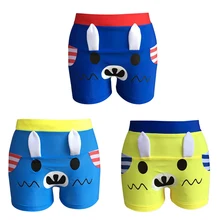 Swimming Trunks Cartoon Lovely Boys Drawstring Waterproof Short Pants Beachwear Swimwear Swimsuit