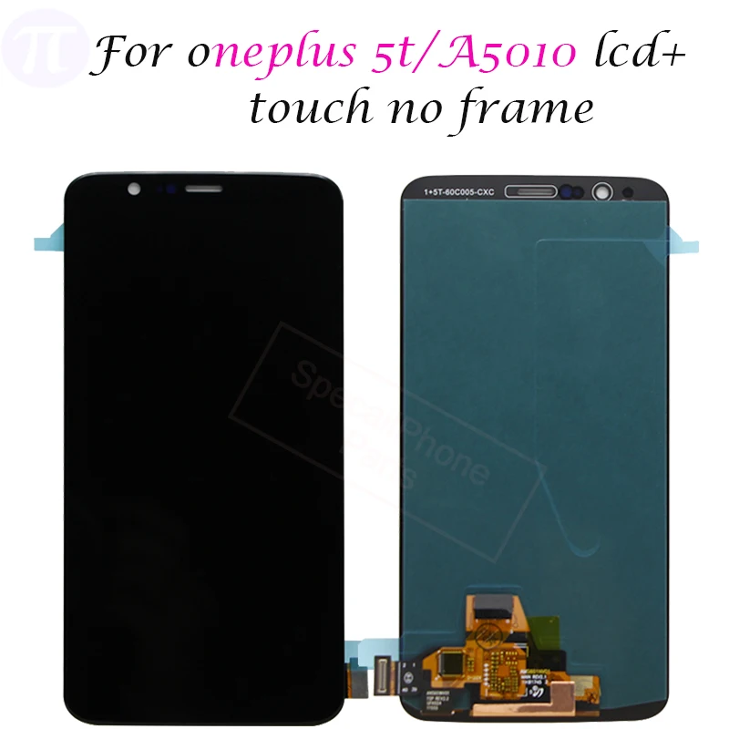 ЖК дисплей 6 01 дюйма для Oneplus 5T A5010 с сенсорным экраном и дигитайзером премиум