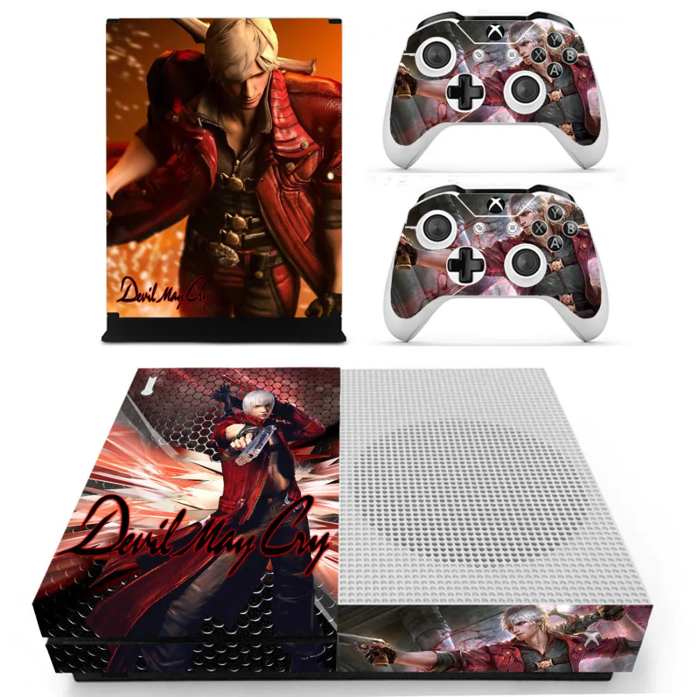 

Devil May Cry 5 Skin Sticker Decal For Microsoft Xbox One S Console and Controllers Skins Stickers for Xbox One S Skin Vinyl