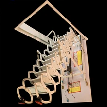 70*90 см чердачная выдвижная лестница из титаново-магниевого сплава двойная стелс внутренний Лифт/Складная Расширительная лестница