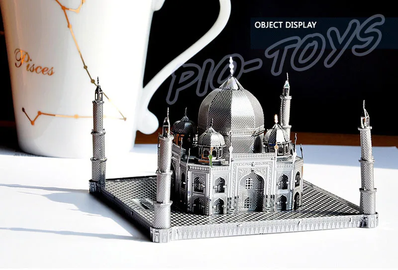 New Year Gift Taj Mahal 3D Metal Building Model Kit Alloy Frame New Year Gift Taj Mahal 3D Metal Building Model Kit Alloy Frame