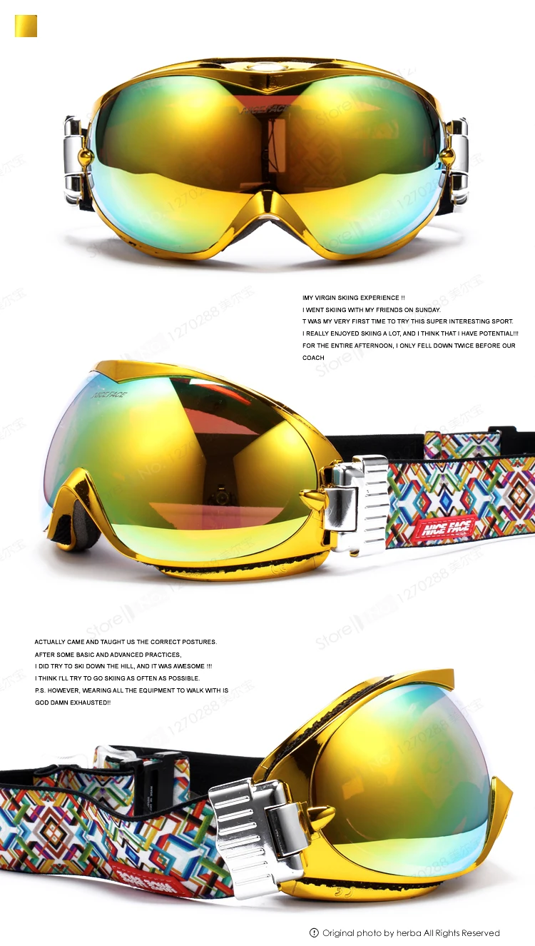 Брендовые лыжные очки для сноуборда очки для катания на коньках маска шлем для езды на снегоходе мате быстрая мото Охота Рыбалка велосипед велосипедные очки