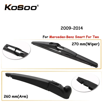 

KOSOO Auto Rear Car Wiper Blade For Mercedes-Benz Smart For Two,270mm 2009-2014 Rear Window Windshield Wiper Blades Arm