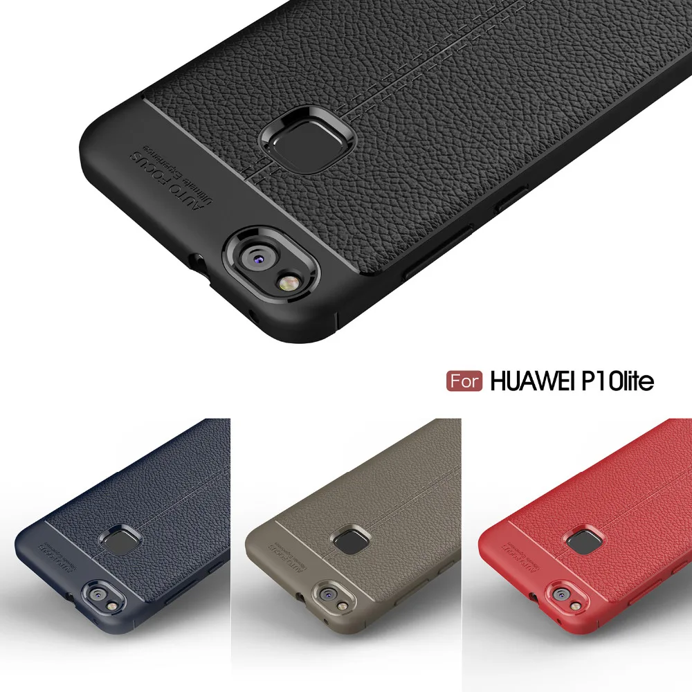 Чехол Etui Huawei P10 Lite силиконовый чехол для чехлы из мягкого углеродного волокна Brushe