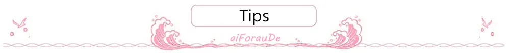 3  Tips