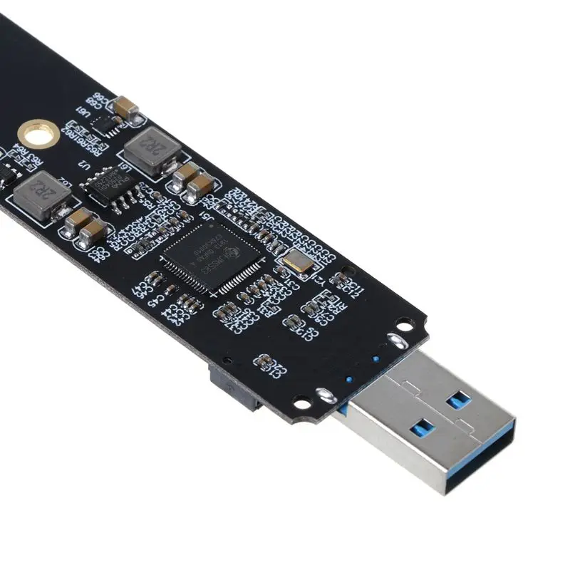 Портативный высокопроизводительный NVME к USB адаптеру M.2 SSD к type-A картам USB 3,1 Gen 2 мостовой чип к M2 SSD Key M для Windows XP/7/