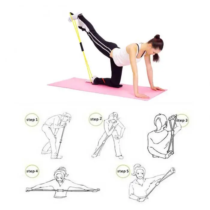 8Type Yoga Pull Rope Tube  (30)