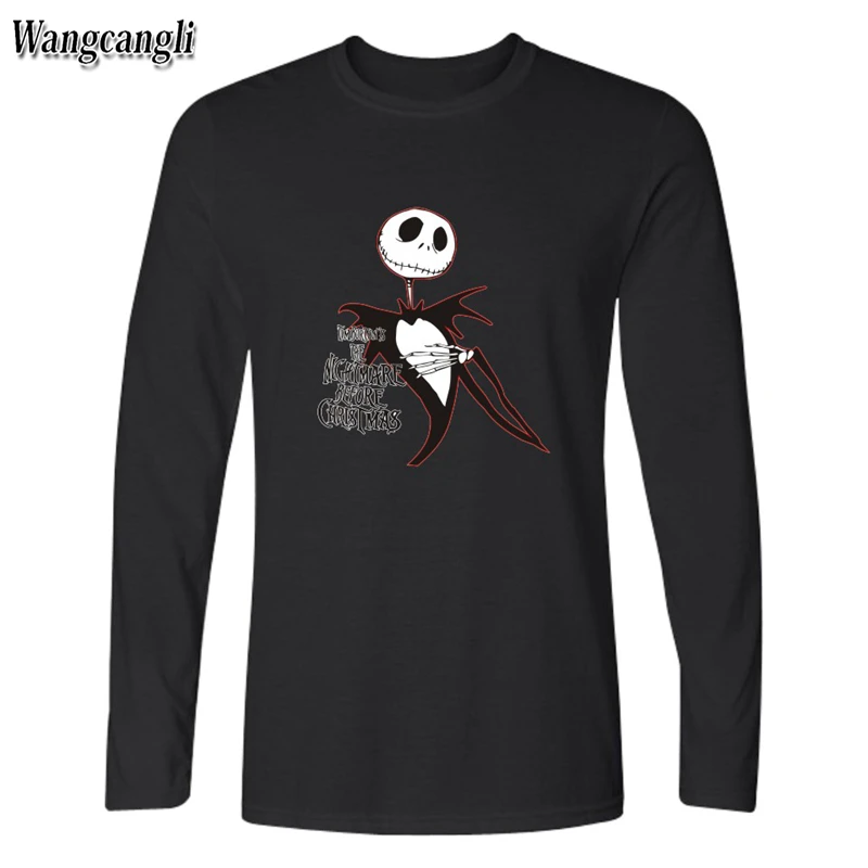 The Nightmare Before Christmas long T shirt loose clothes men and women