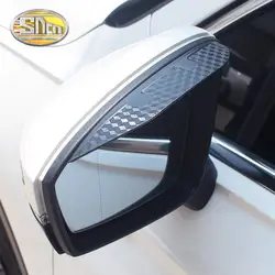 SNCN 2 шт. автомобиля Зеркало заднего вида брови крышка дождь доказательство снег защиты украшения аксессуары для Volkswagen Tiguan 2010-2015