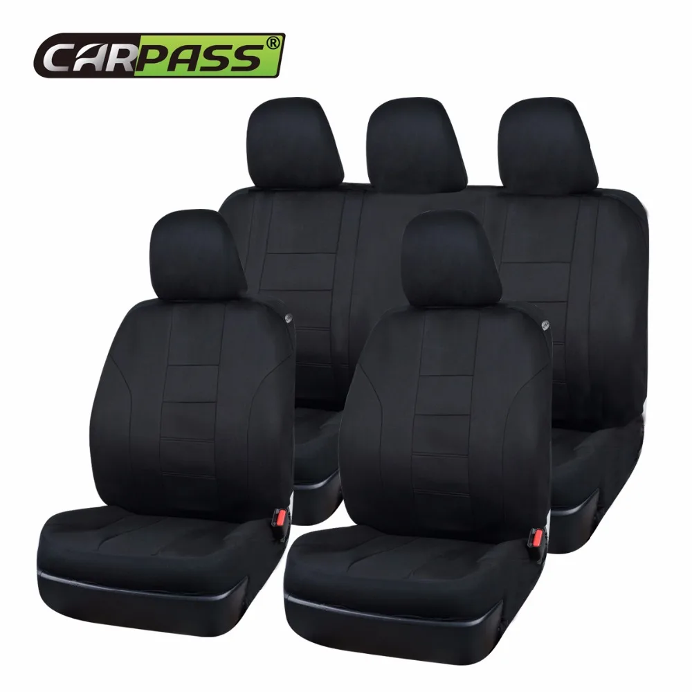 FITS NISSAN TERRANO Heavy Duty Black Waterproof Car Seat Covers 2 x Fronts