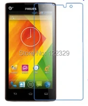 2 pçs/lote film para philips w3509 alta qualidade HD transparent screen protective flim guarda tampa transparente filme para telefone w3500 hotest