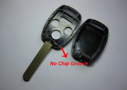 Honda remote key shell 3+1 buttons no Chip Groove (1)-1