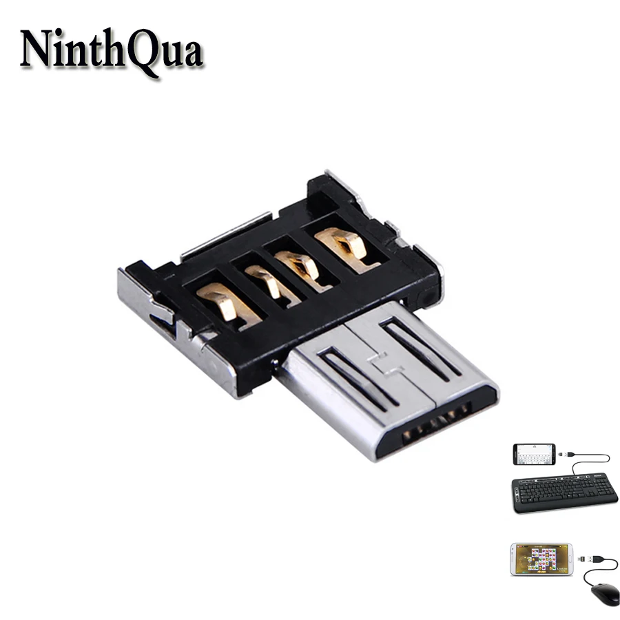 Переходник Micro USB к 2 0 NinthQua OTG кабель адаптер для флэш накопителя планшета ПК Samsung