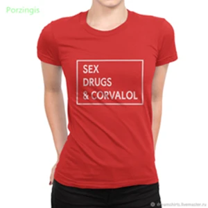 Женские футболки Porzingis, летние футболки с буквенным принтом и лекарствами, женские черные футболки с коротким рукавом Tumblr - Цвет: SW-458 red