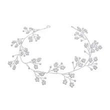 1 шт. ручной работы Свадебная повязка Жемчуг ручной работы Свадебный головной убор Головные уборы аксессуары для волос для выпускного вечера вечерние на свадьбу и день рождения