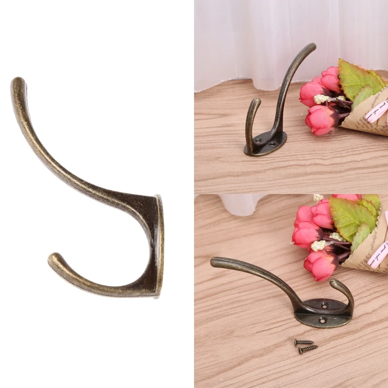 

Wall Door Hanger Vintage Retro Clothing Hook Hat Coat Clothes Towel Organizer