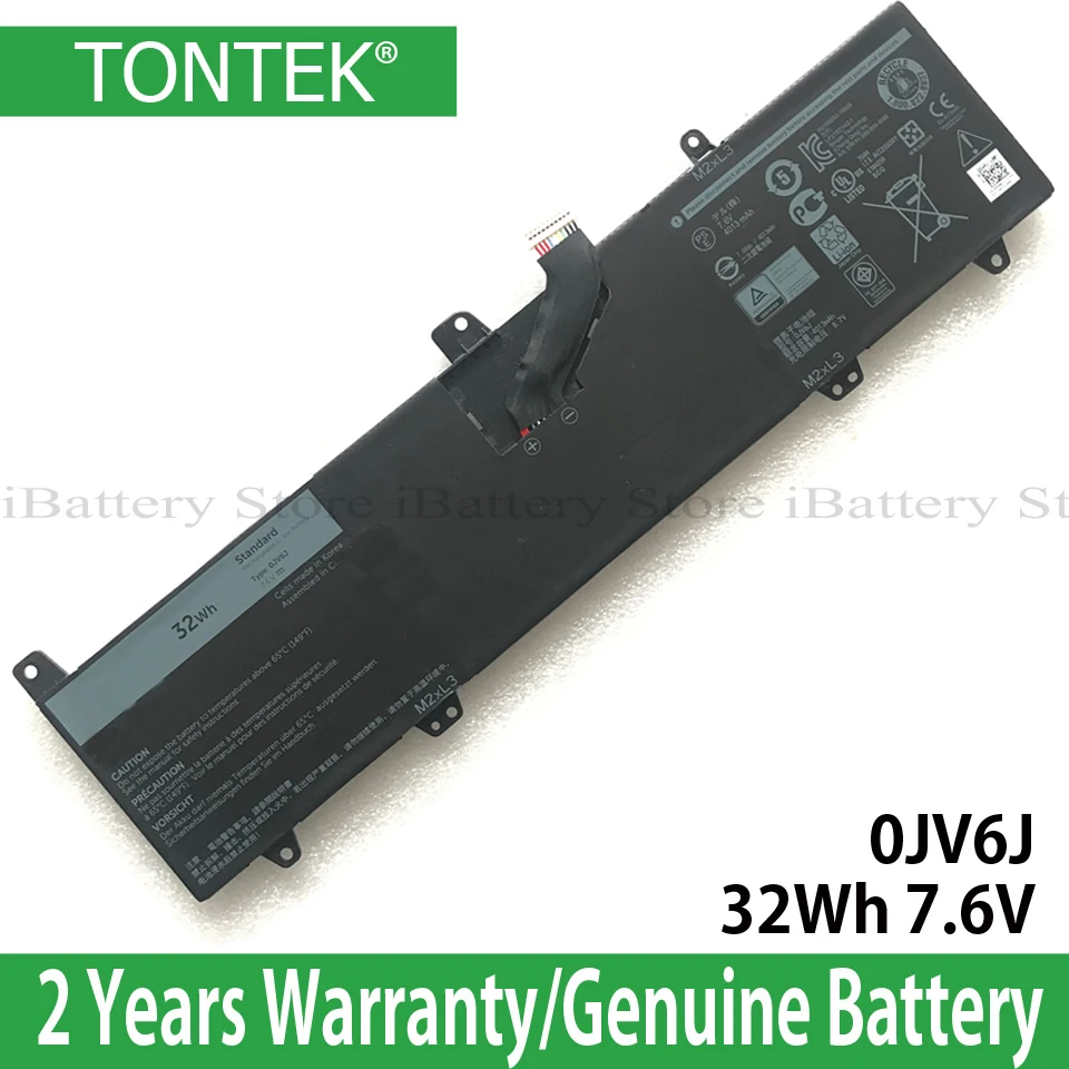 Оригинальный аккумулятор 0JV6J для Dell Inspiron 11 3000 3162 3164 3168 P24T Series PGYK5 | Компьютеры и