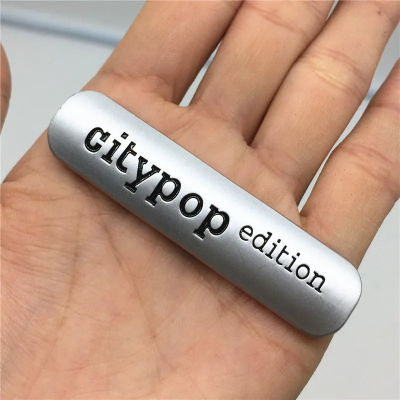 Newbee 2 шт./лот 3D Автомобильная Наклейка металлическая эмблема citypop издание зеркало