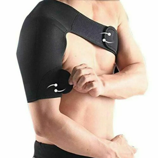 

Shoulder Brace Adjustable Support Pad Sports Gym Compression Joint Strap for Shoulder Injuries FH99