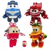 4pcs/set 8cm Robot Trains Transformation Kay Alf Dynamic Train Family Deformation Train Car action figure toys toys for children ► Photo 1/5