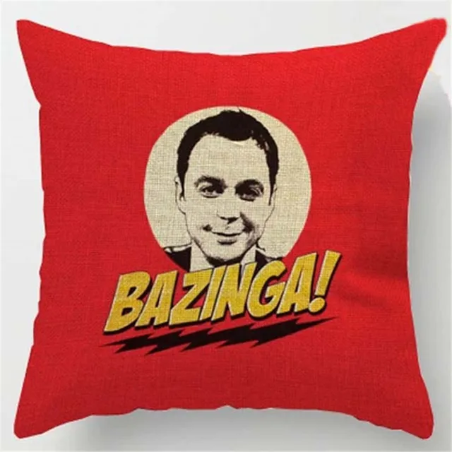 Buy The Big Bang Theory Printed Cushion Cover Home Decorative Soft Pillow Case