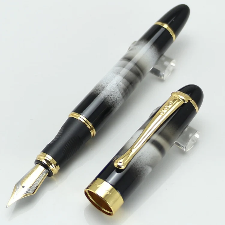 JINHAO X450 металлическая перьевая ручка без коробки для карандашей Роскошные школьные офисные канцелярские принадлежности Роскошные милые ручки для письма подарок - Цвет: 12