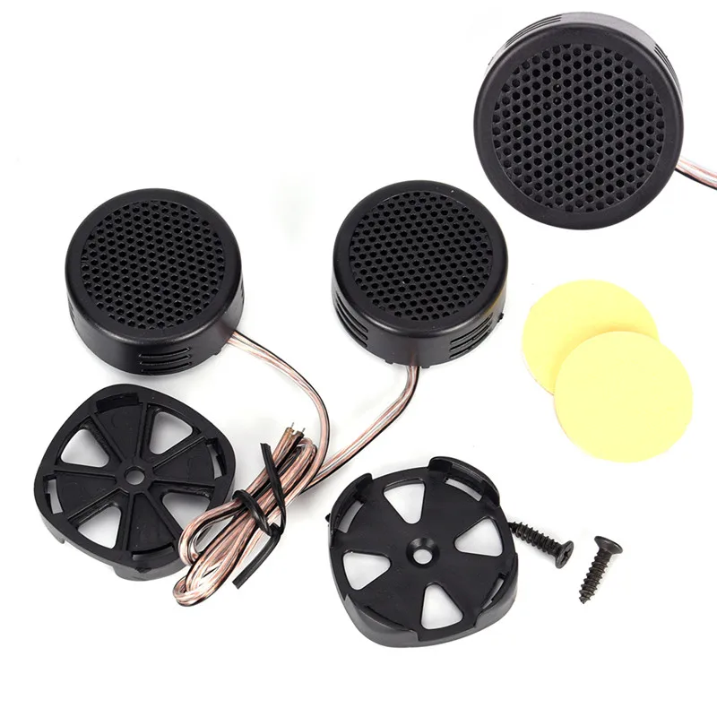 New 2Pcs 500 Watts Car Audio Super Power Loud Dome Stereo Tweeter Speakers For Car