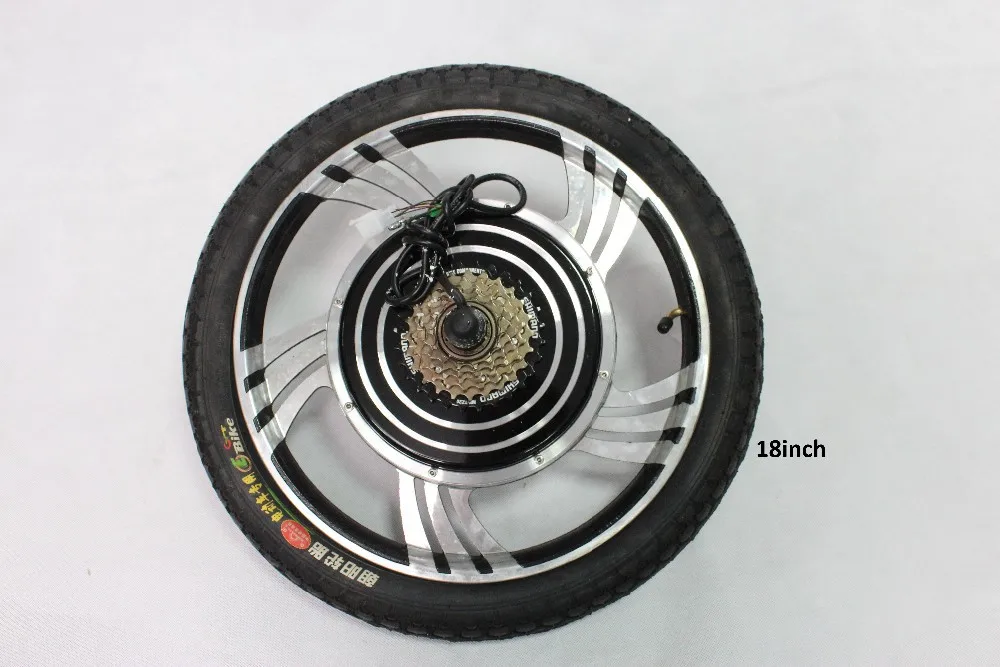 Электрический велосипед 36В 1000 Вт 14 дюймов 16 дюймов 18 дюймов, езде на заднем колесе безщеточный безредукторных мотор для центрального движения