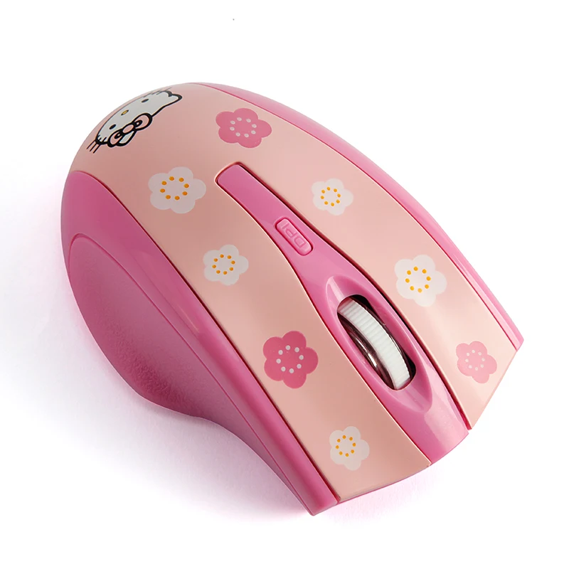 Компьютерная компьютерная мышь hello kitty KT Drahtlose Maus 2400 dpi Pro Spiel mouse Geschenk для девочек, подарок для геймера, перезаряжаемая беспроводная мышь