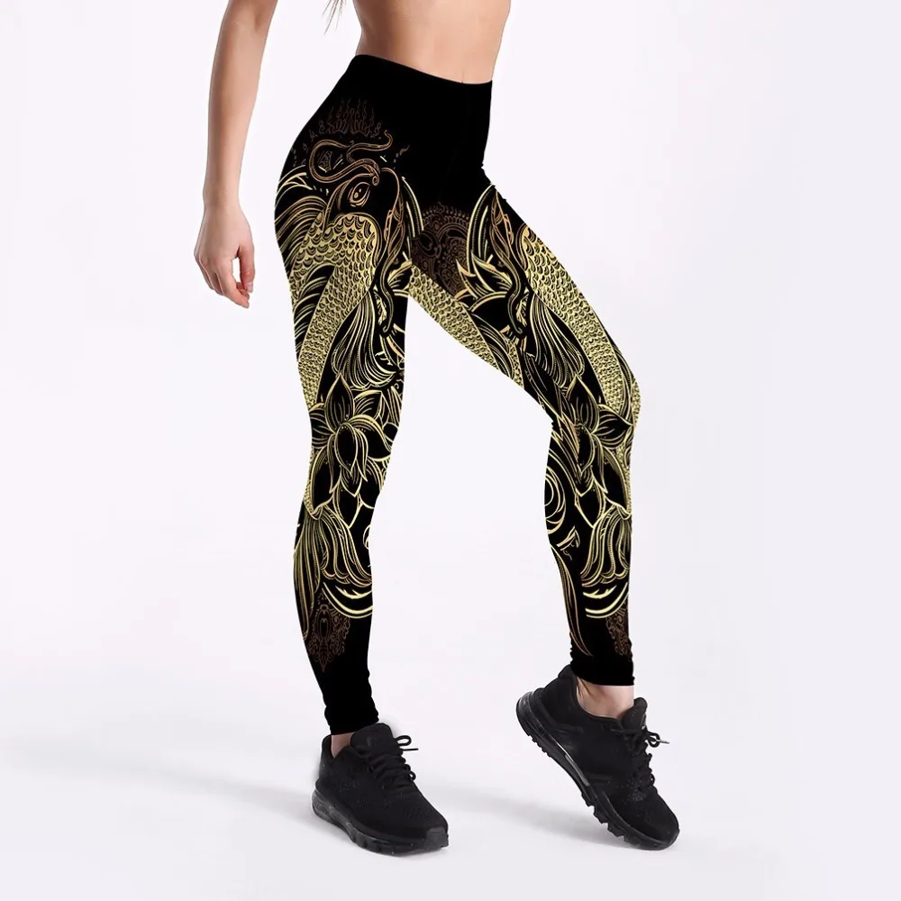 Новые женские штаны для йоги с 3D принтом черные сексуальные леггинсы плюс размер уличная одежда с высокой талией спортивные Леггинсы женские лосины для занятий фитнесом, спортом