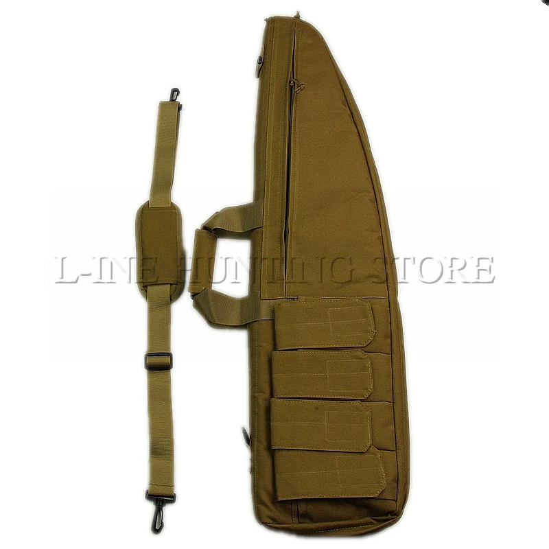 

Gun Case Outdoor Hunting Airsoft Tactical Gun Rifle Bag Shoulder Nylon Bag With Protection Padded Case 90CM 35.5INCH