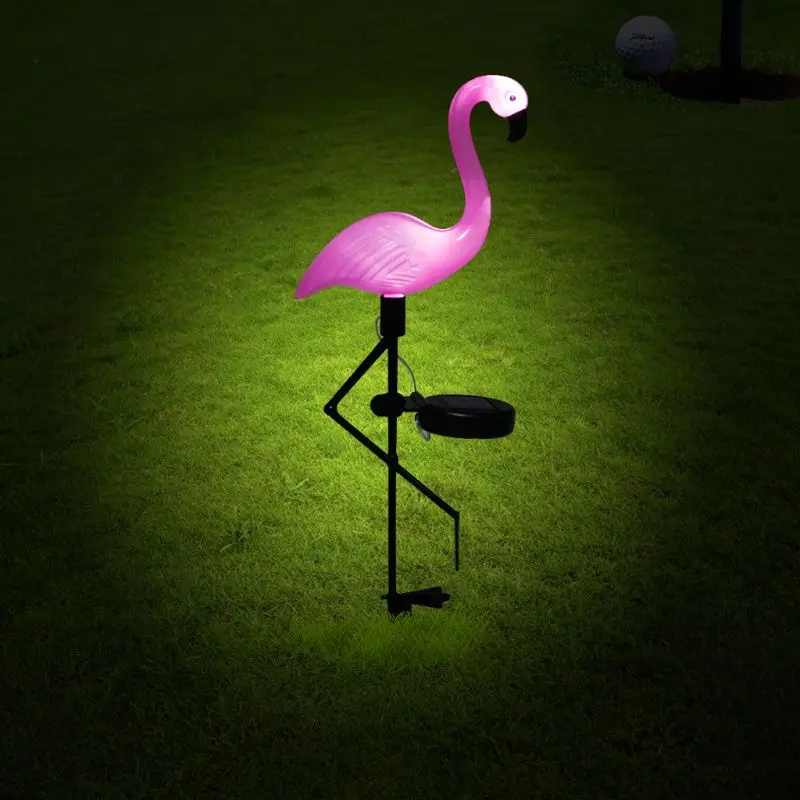 Новый на солнечных батареях фламинго газон свет водостойкий сад доля Пейзаж лампы украшение для сада