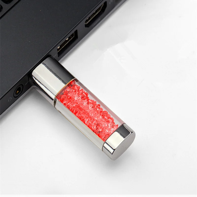 Usb флеш-накопитель, модная кристальная Алмазная карта памяти, флеш-накопитель, 32 ГБ, флеш-накопитель, 128 ГБ, флешка, 64 ГБ, u-диск, 4G, 8G, 16G, Usb подарок
