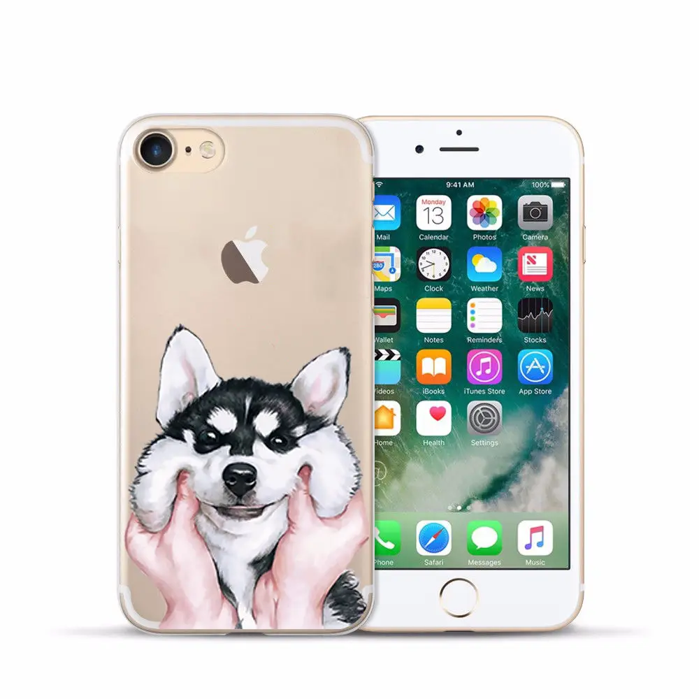 Arvin Plain Case FOR Iphone 7 5 5S 6sPlus X XS Max XR Painting Silicon Cover FOR Iphone 6s Soft Clear Protective TPU Back Cover (2)
