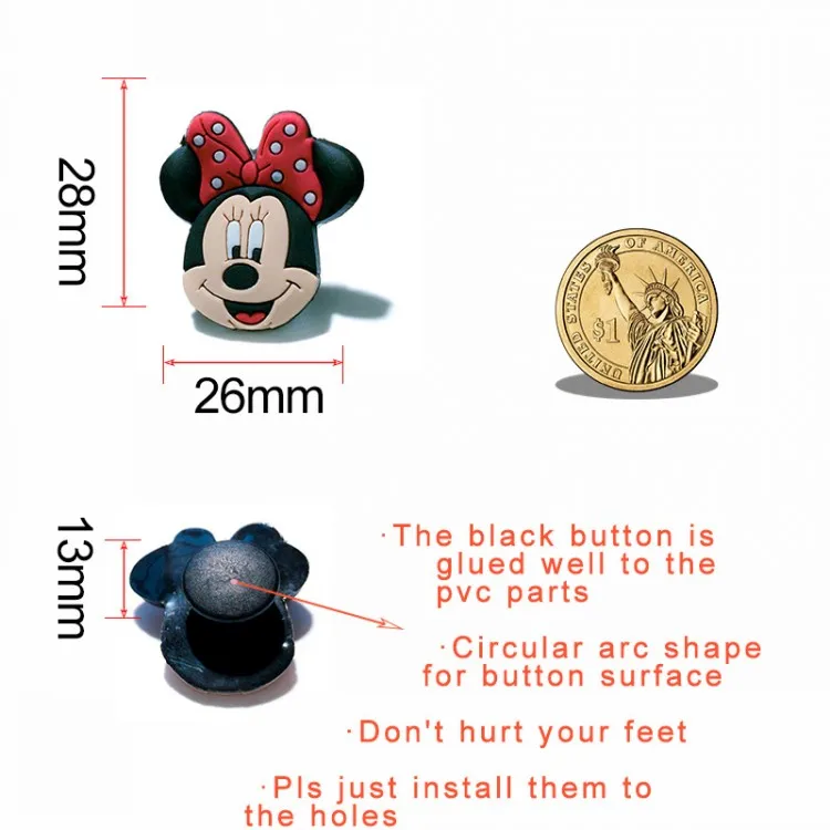 Novelty 4-8PCS Minions Zootopia Elsa Avengers PVC Shoe Charms,Shoe Buckles Accessories Fit Bands Bracelets Croc JIBZ,Kids Gifts