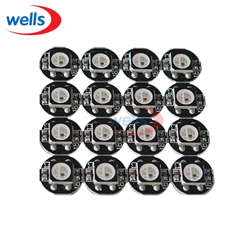 WS2812B светодиодный чип с радиатором (10 мм * 3 мм) DC5V 5050 SMD RGB WS2812 IC чипы|ws2812b led chip|rgb