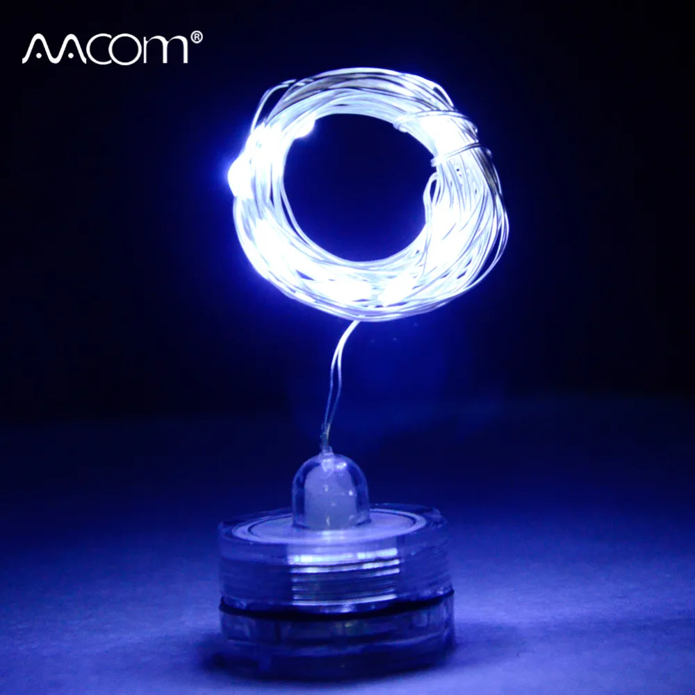 

2M Fairy LED Copper Wire String Lights IP67 Waterproof 20 LEDs Christmas String Lights Diode Garland Wedding Party Decoration