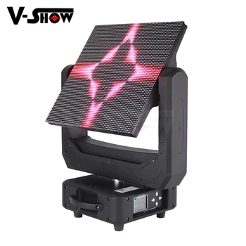 

1pc Led Moving Head Panel Dmx And Art-net RGB Colorful Round Stage Light For Dj Disco