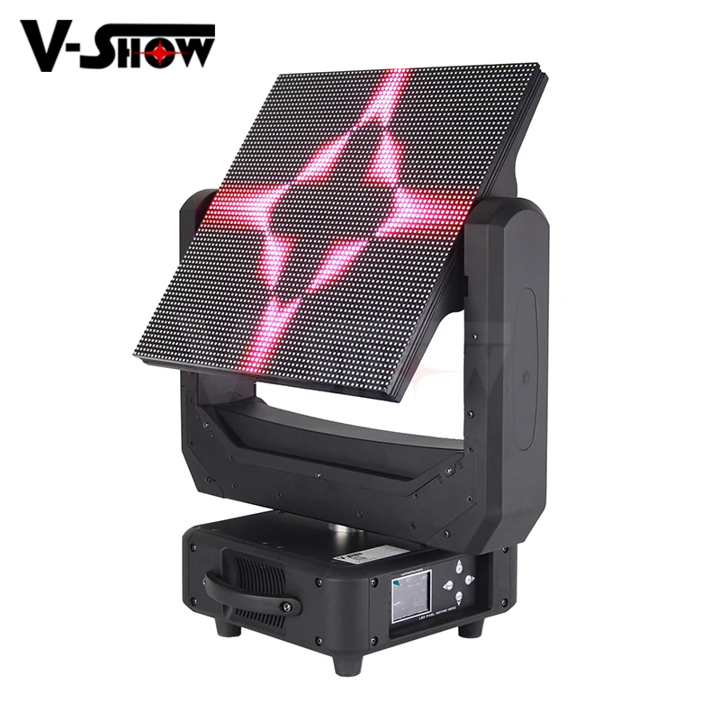 Vshow Led Moving Head панель Dmx и Art net видео RGB цветной круглый сценический диско Dj