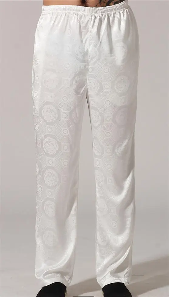 Online Kaufen Großhandel mens white silk pants aus China mens white