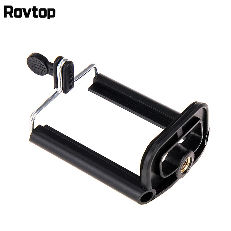 

Rovtop Universal Mobile Phone Clip Holder Mount Bracket Adapter for Smartphone Camera Cell Phone Tripod Stand Adapter Monopod