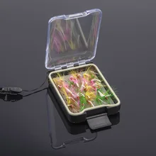 Fly Рыбалка снасти Коробка для крючков пены портативный водонепроницаемый чехол Аксессуары MC889