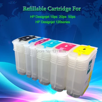 

INK WAY 6PCS 1 Set Refillable ink cartridge for HP84 85 ink refill kit for HP Designjet 130 130gp 130nr 30 30gp 30n 90 90gp 90r