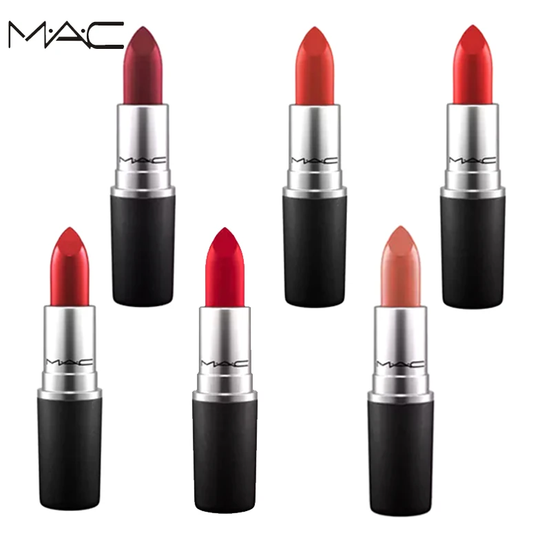 

2018 New Mac makeup Waterproof Lipstick 19 Different Colors Sexy Women Miss Rose Matte CHILI Lipstick Long-lasting Lip Stick