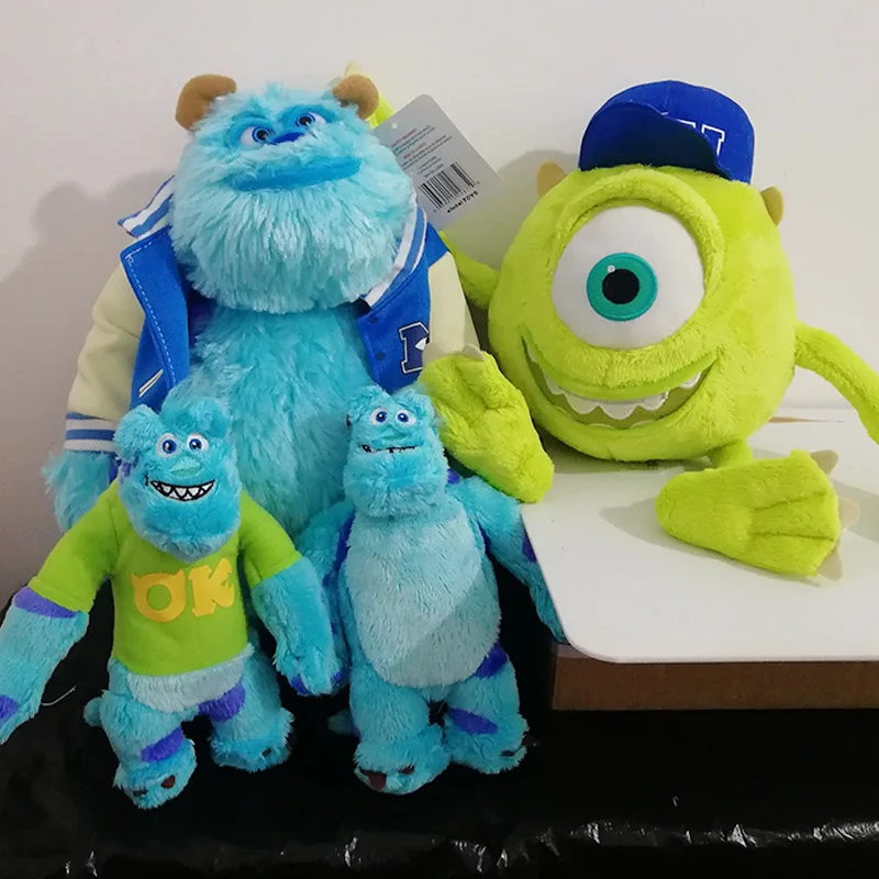 

Monsters Inc Monsters University Plush Toys Mike Wazowsk and Sulley Sullivan Soft Stuffed Animals Doll for Kids Gift Birthda