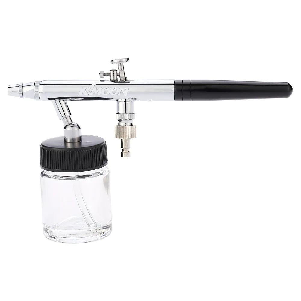 0.35mm Dual Action Spray Gun Airbrush Kit Siphon Feed Air Brush for