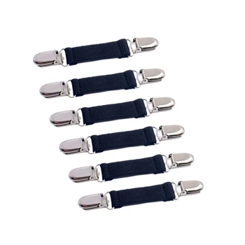 

2Pcs Nylon Solid Sheet Elastic Glove Clips and Mitten Clips for Children &Adult